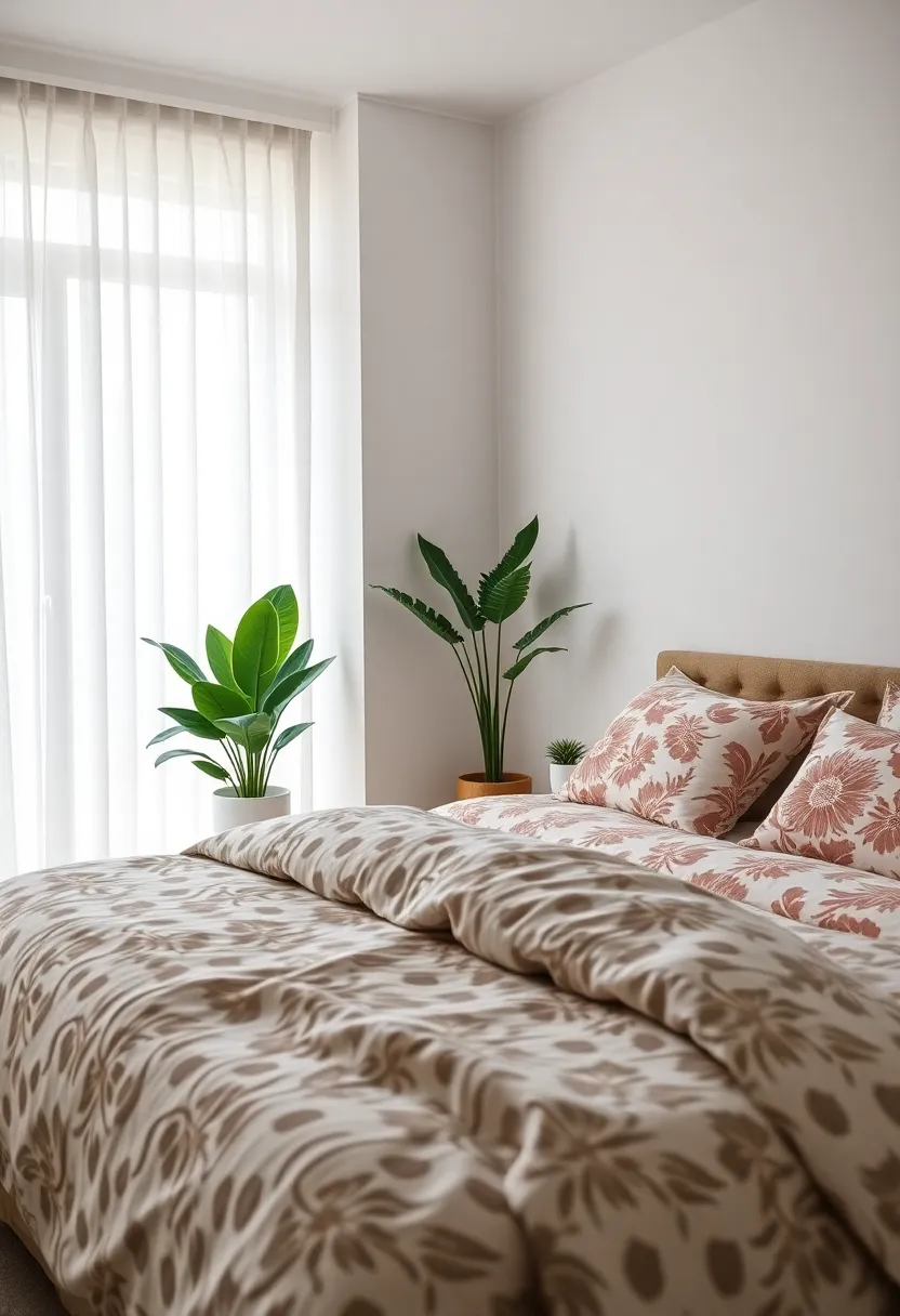 utilizing Plants for Natural Contrast and Vibrancy