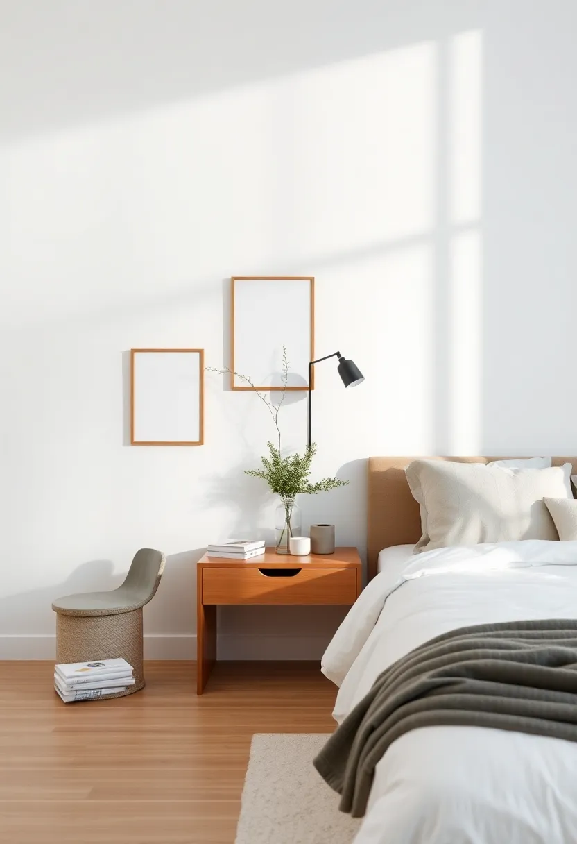 Keep Nightstands Uncluttered with Only Essentials