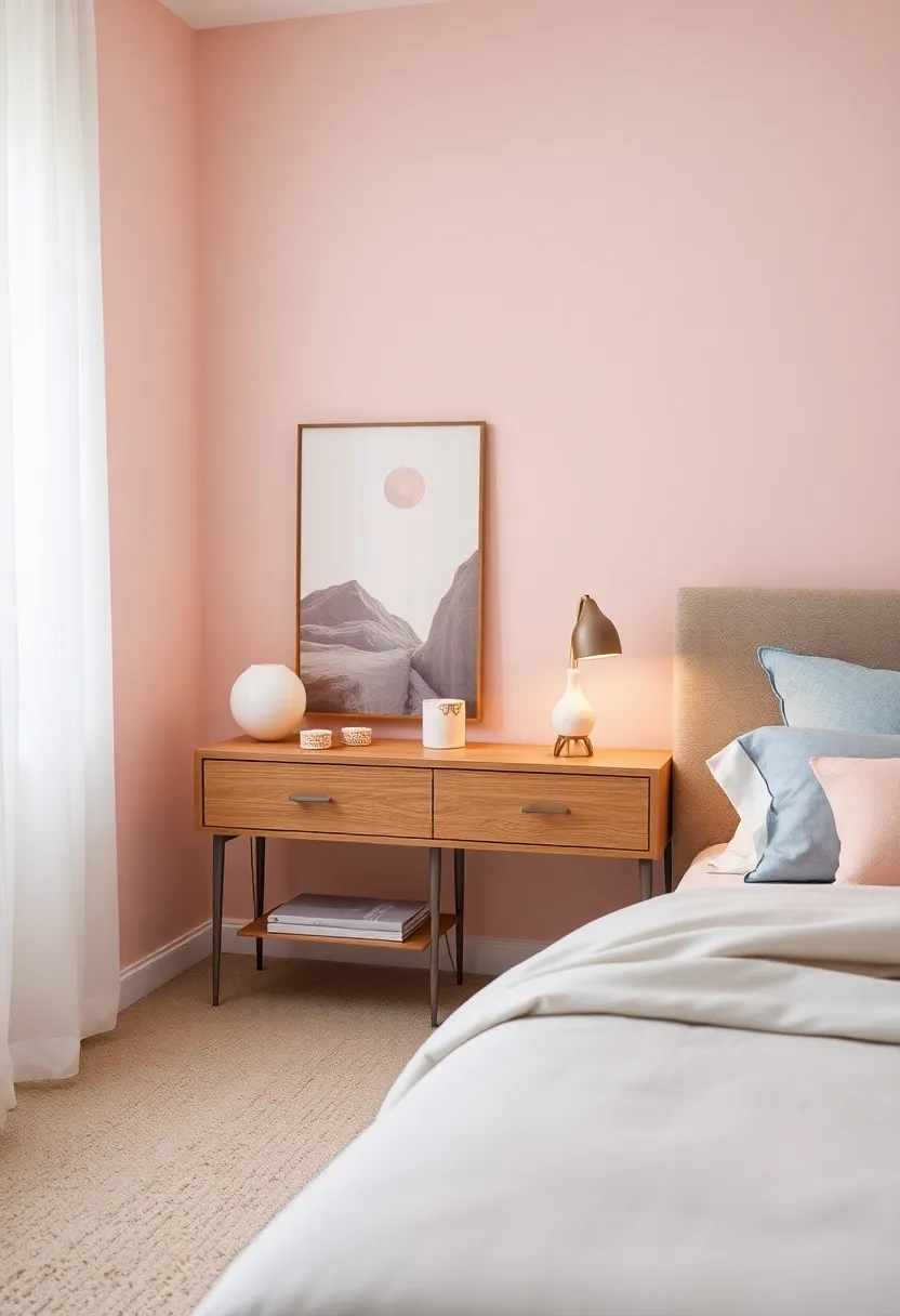 Incorporating Nature with pastel Greenery and Floral Accents