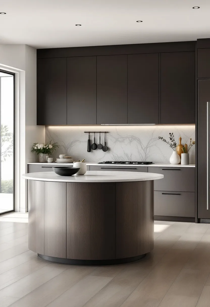 Curved Elegance: A rounded ‌kitchen island can soften sharp lines and create a more inviting atmosphere, perfect for family gatherings