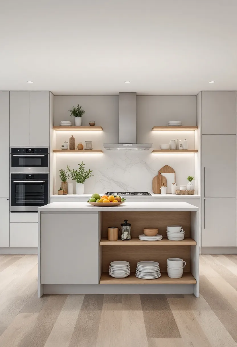 Open Shelving: Featuring​ open shelves on one side of the island allows for decorative displays and easy access ⁤to frequently⁤ used items