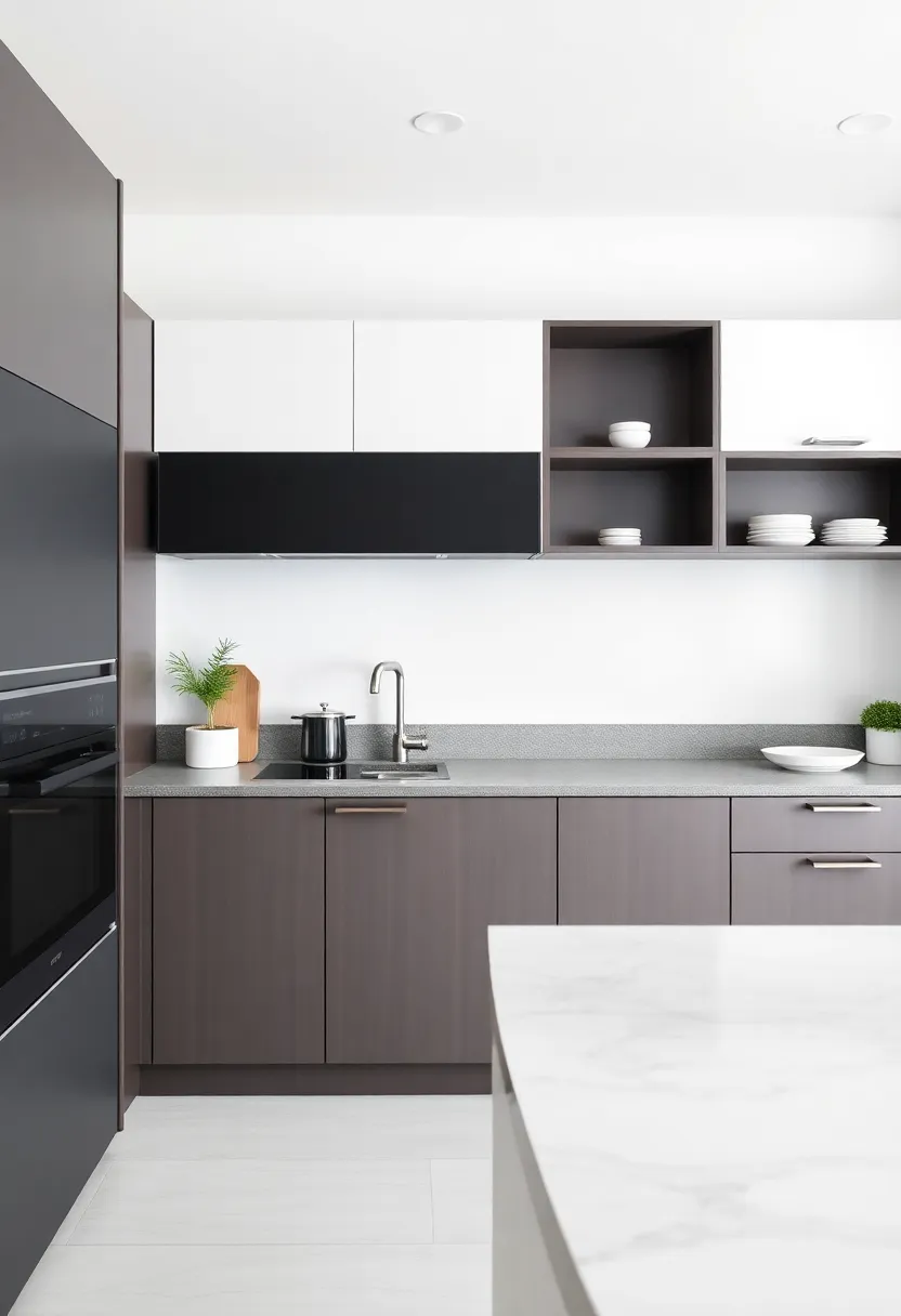 Elevate Your Kitchen Aesthetic with Sleek Modern Upper Cabinet Designs