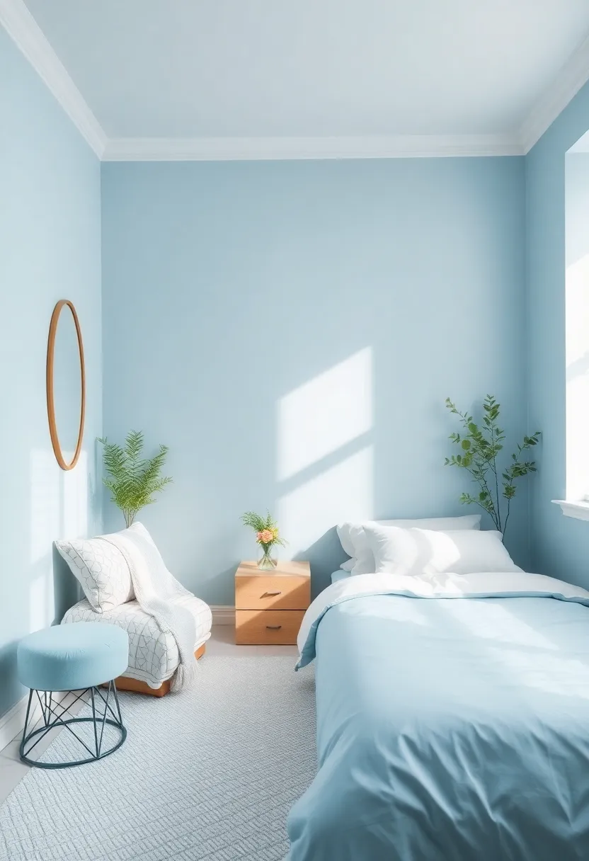 Creating a Calming Atmosphere: How Pale Blue Encourages relaxation and Focus
