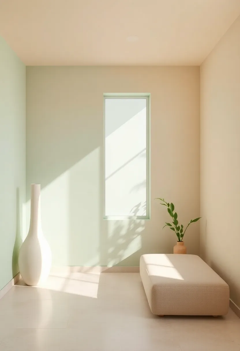 embracing Natural Light with Mint ‍Green and⁤ Beige Tones
