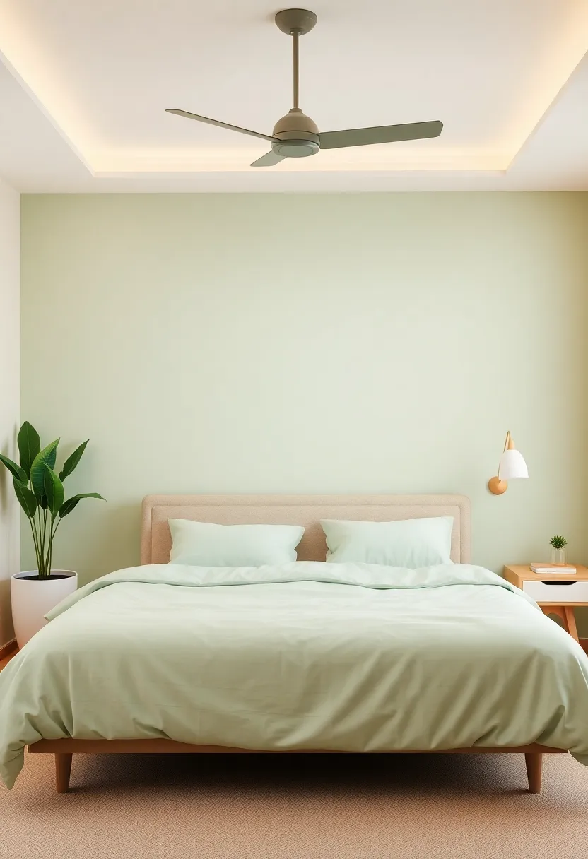Creating a Tranquil bedroom Oasis with Mint Green and ‍Beige Shades