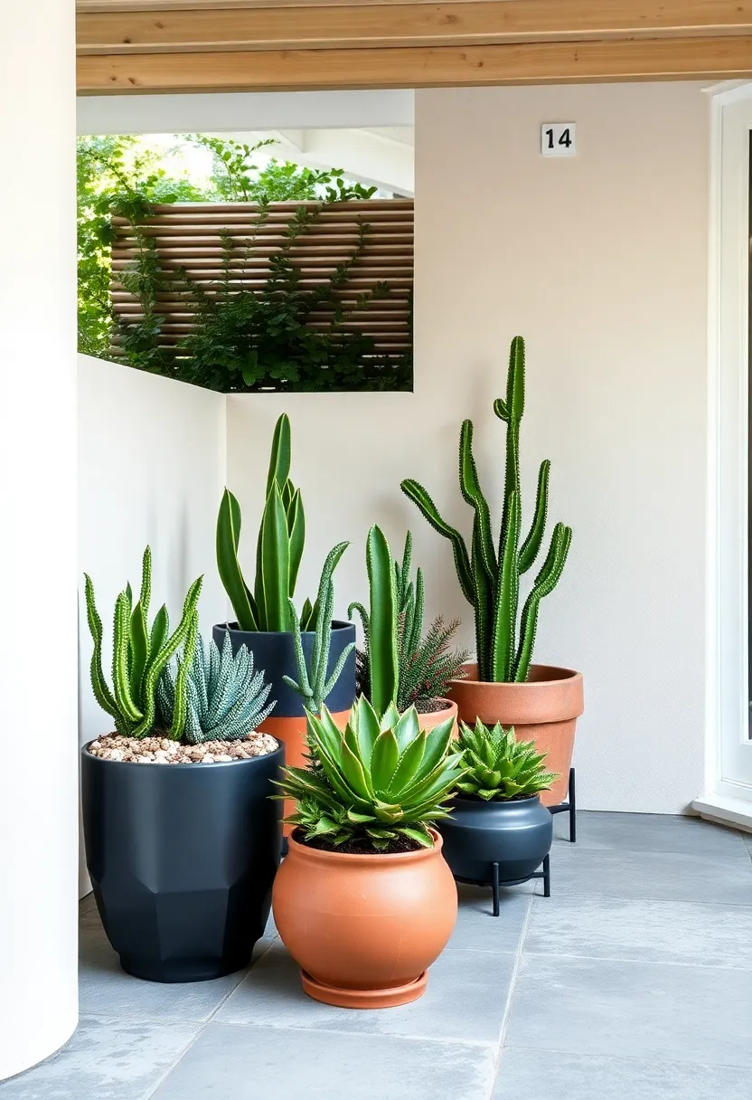 Succulent ‍and Cacti Arrangements‌ to Add Textural Variety‌ to ⁢Your outdoor oasis