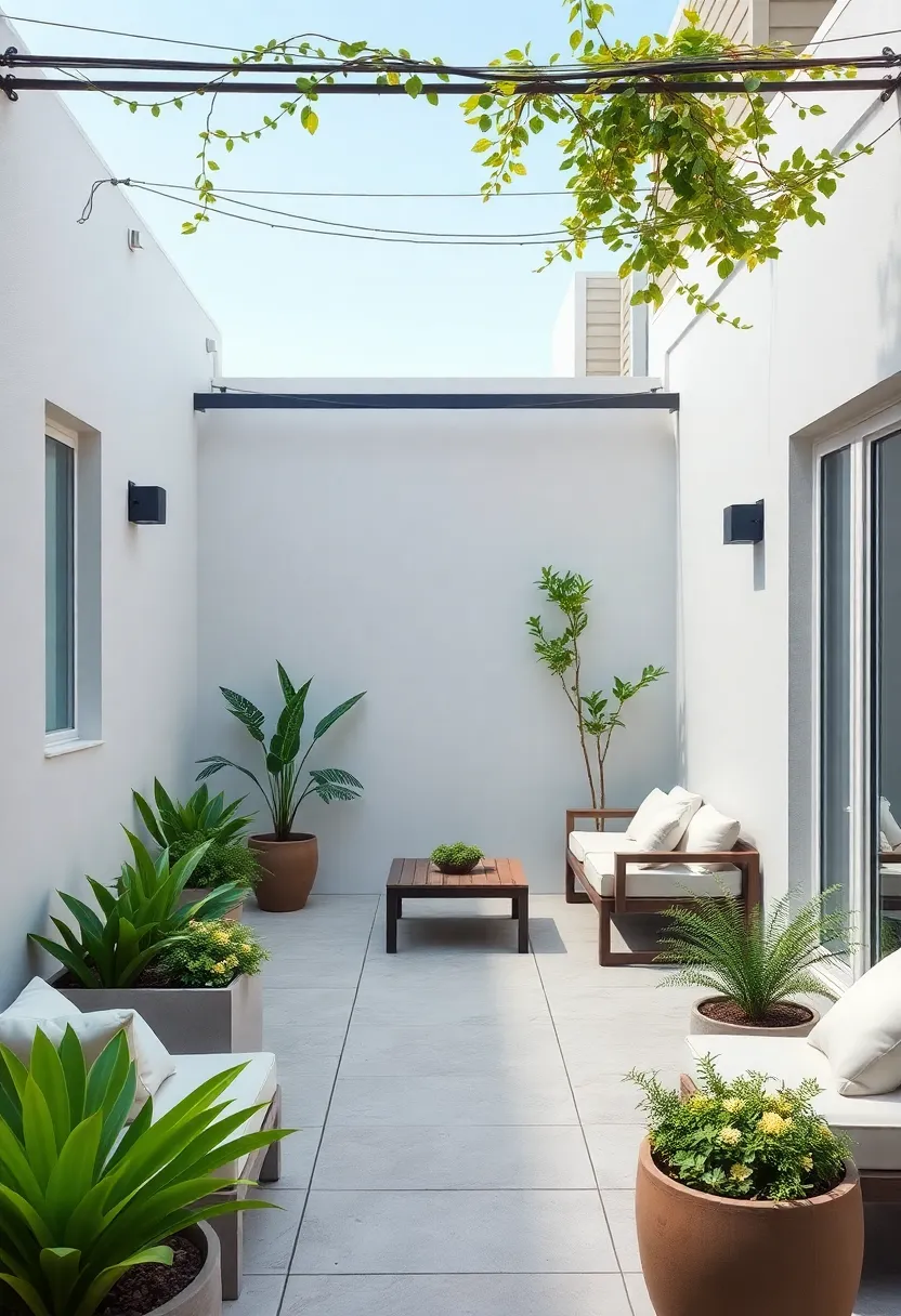 Inviting Nature with Planters and Greenery Integrated into Conversation Areas