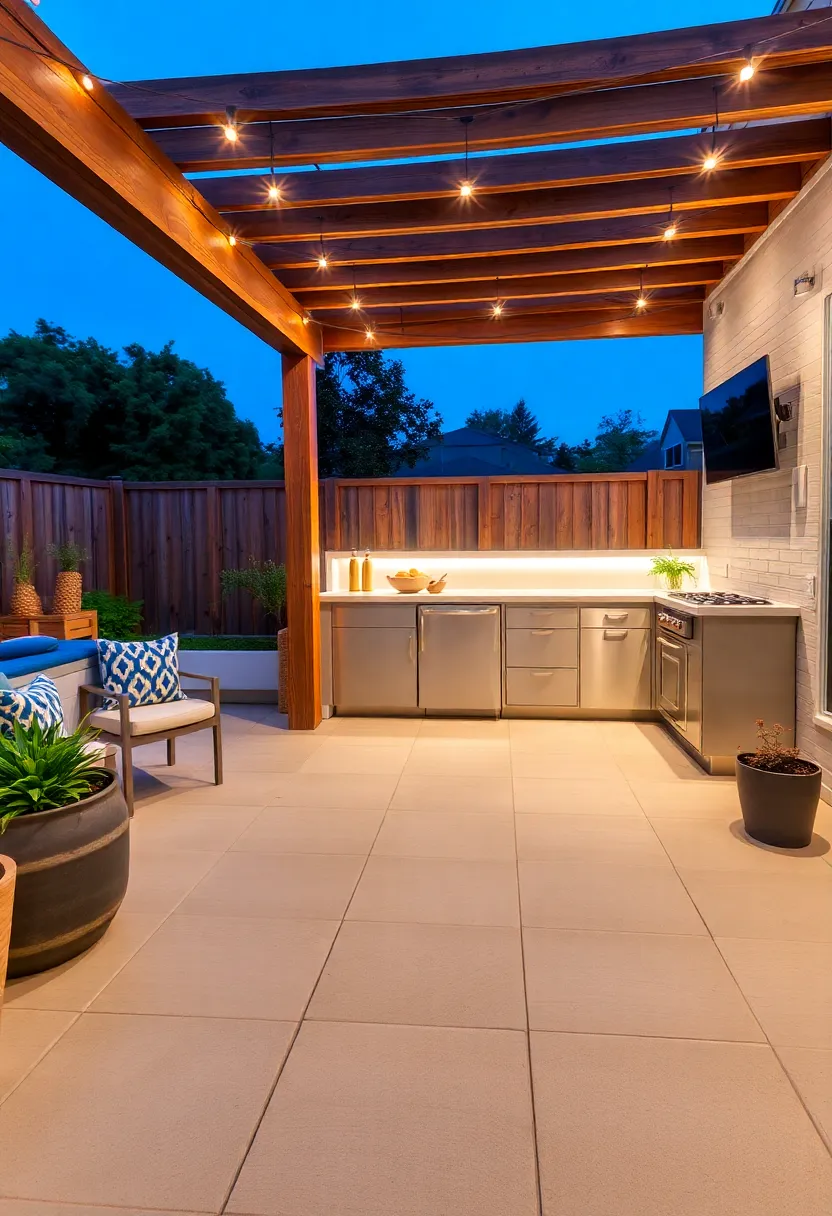 Incorporate Stylish Lighting Solutions for a Warm and Inviting Evening Ambiance