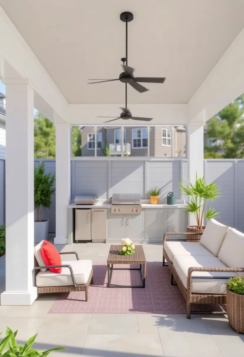 Picture an Enclosed Patio Space That Blends Comfort and Protection from the Elements