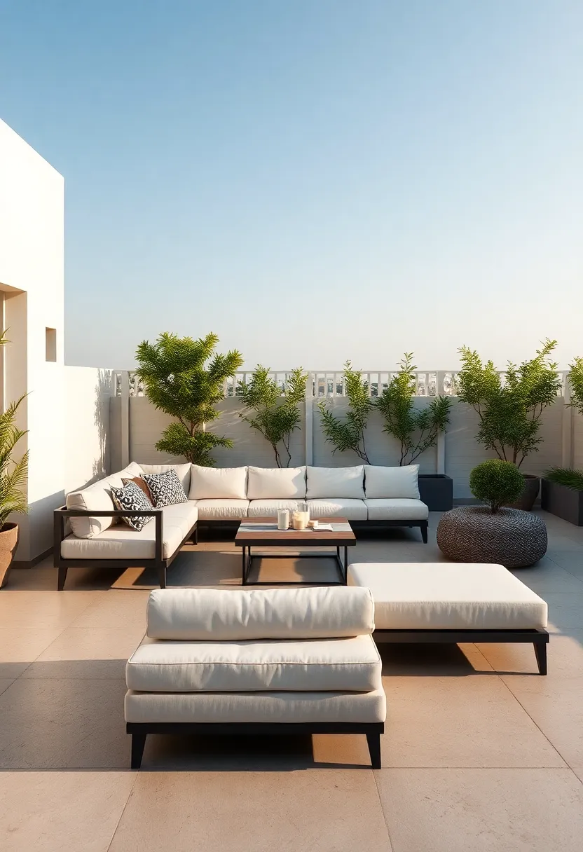 Elegant Outdoor Comfort with Modular Sectionals