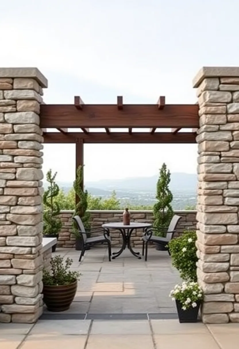 Use Stone⁣ to Frame a View, Creating a Picture-Perfect Scene