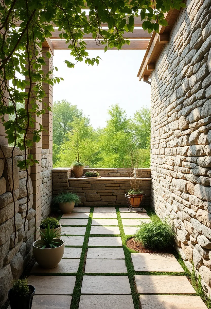 Blend Your Stone Wall with Natural Terrain for Seamless Integration