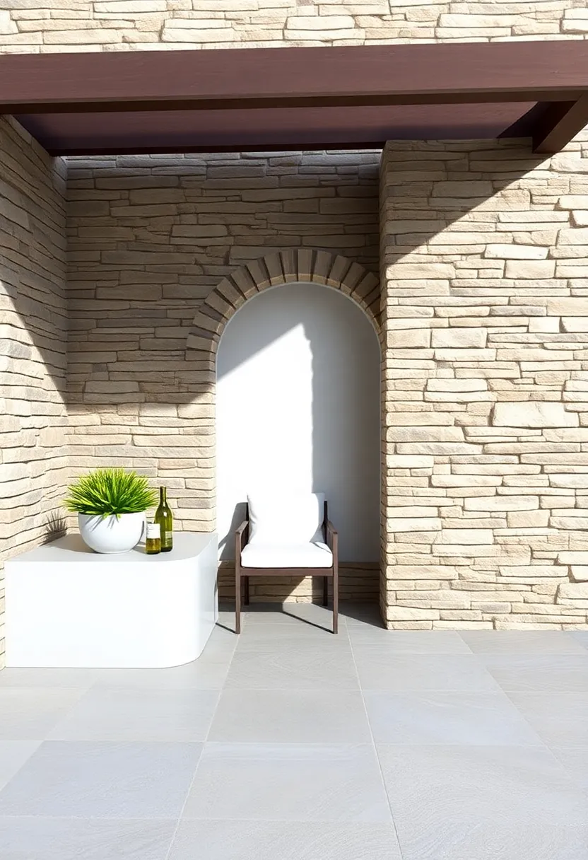 create a Water Feature within Your ​Stacked Stone Structure for Soothing Sounds