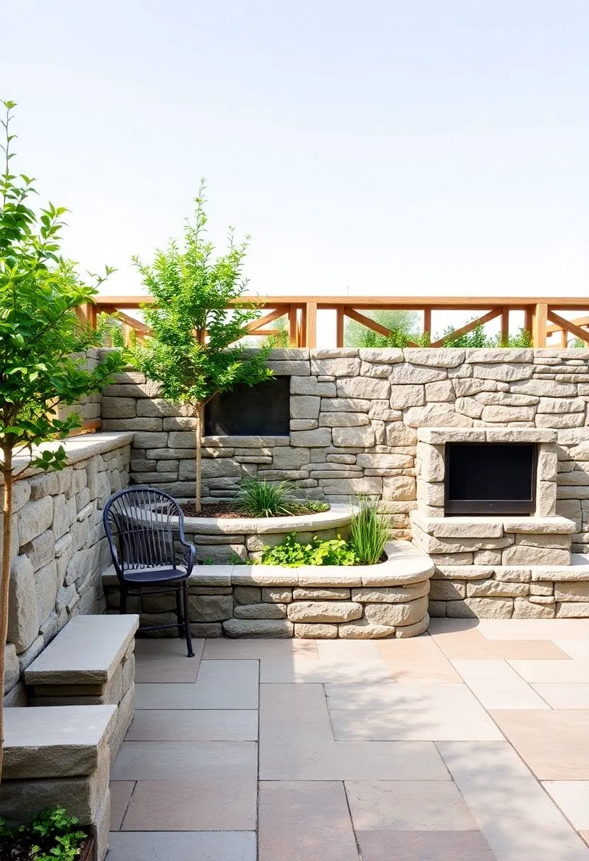 Incorporate Multi-Level ​Stone Features for Added Dimensions and Interest