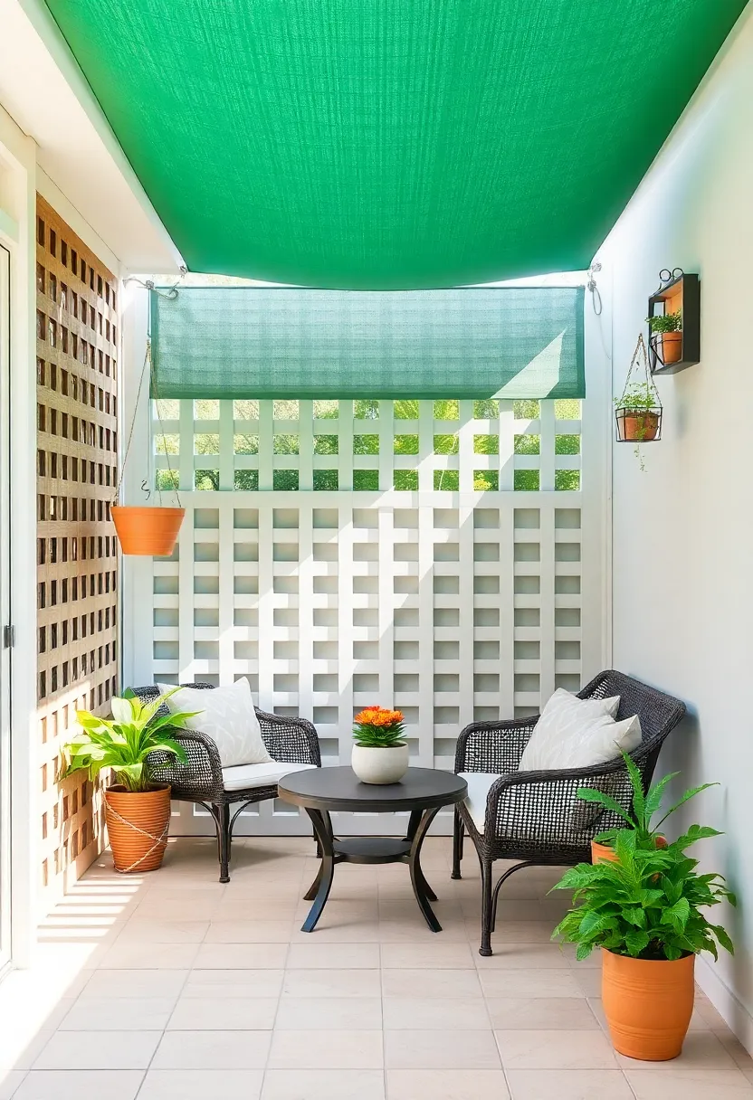 Decorative planters: Attach ⁤hanging planters to‌ the lattice for a touch of ⁤greenery while maximizing your ⁢patio​ space effectively