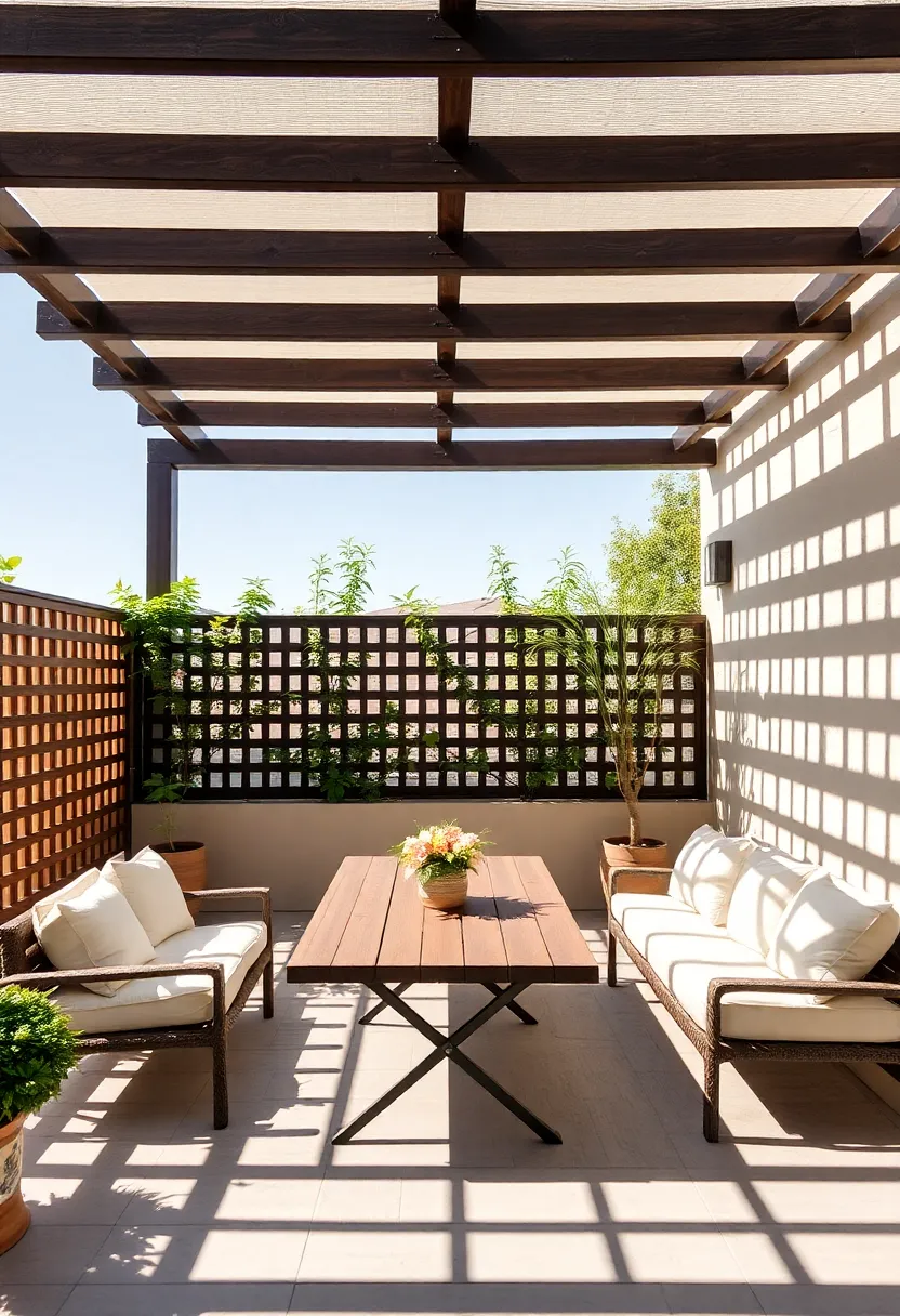 Modular Systems: Create modular, movable ⁣lattice ‍screens that can⁣ be repositioned to ⁤adapt to changing sun angles ‍throughout ⁢the day
