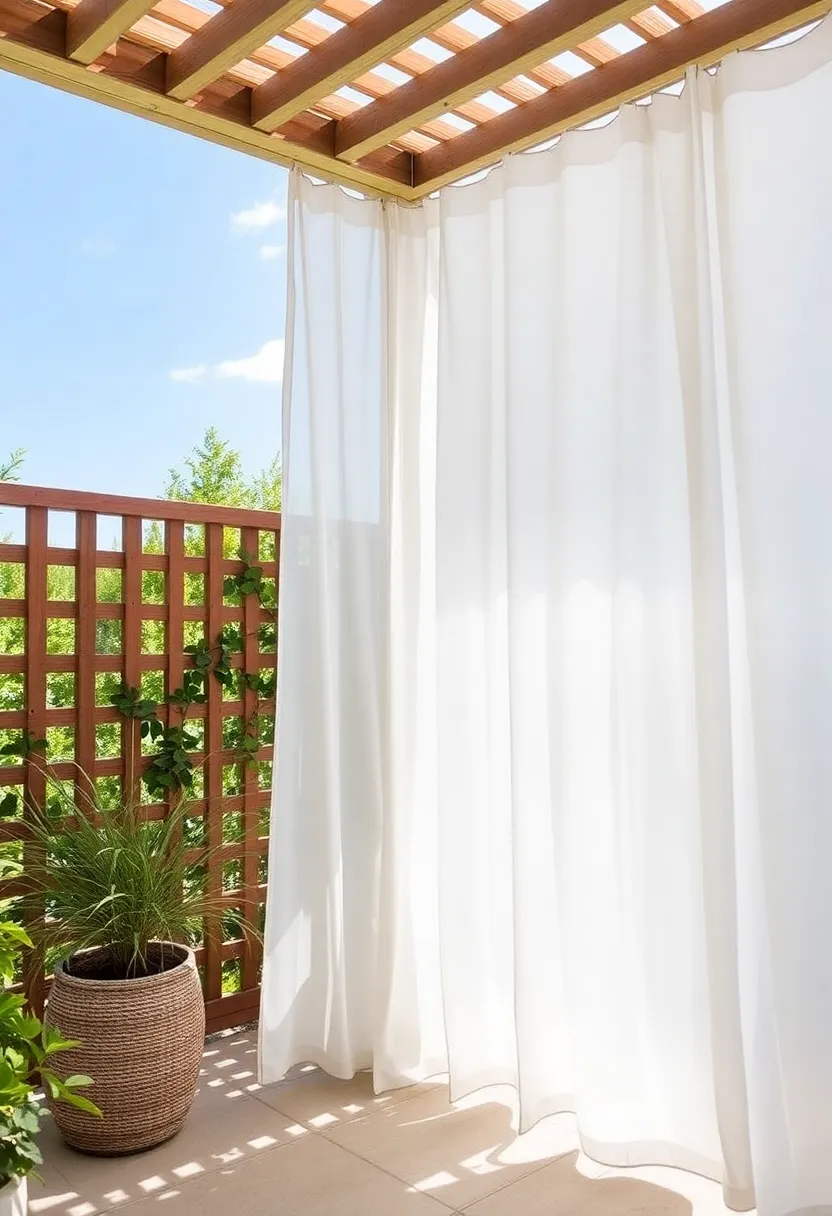 Outdoor Curtains: Suspend lightweight fabric from the top ⁤of the lattice to create ⁣flowing,​ billowing curtains that dance in ‍the⁤ breeze