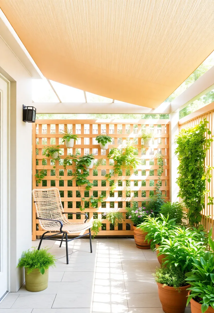 Vertical Garden: Utilize lattice as a backdrop for a vertical garden,allowing you to grow herbs or flowers right⁢ on​ your ‌patio