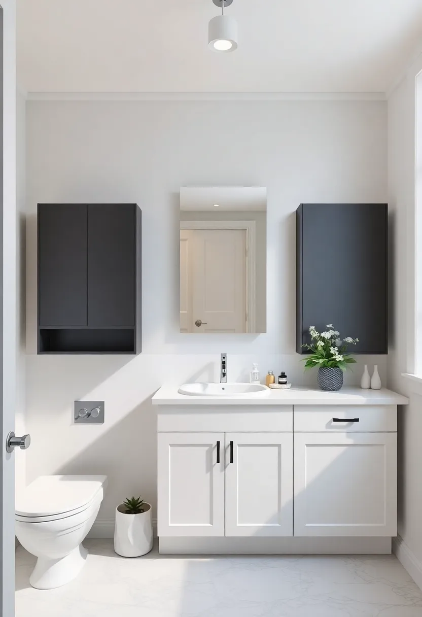 Transforming Small‌ Spaces Into Functional Havens with Clever Powder Room Cabinets