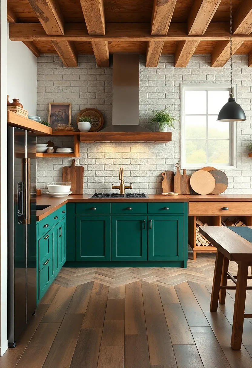 Embrace Natural Materials: Use wood, stone, and metals to create an organic feel that embodies rustic charm