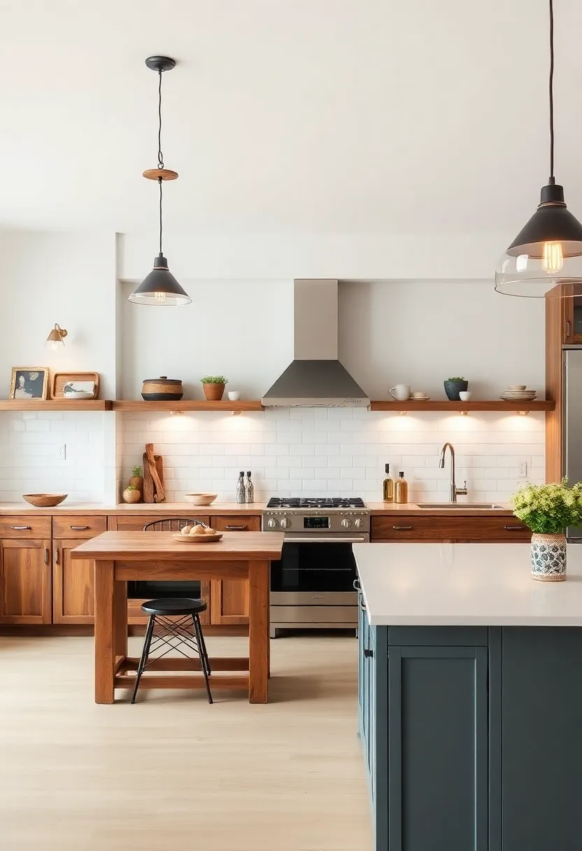Statement Lighting Fixtures‌ Enhancing Rustic Kitchen Aesthetics