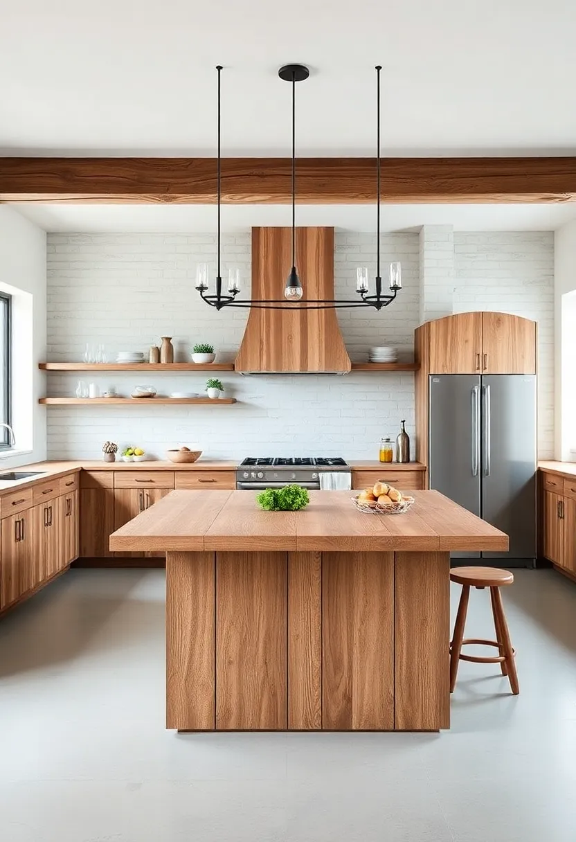 Statement island: Design a large kitchen island as a multifunctional hub for cooking, gathering, and entertaining