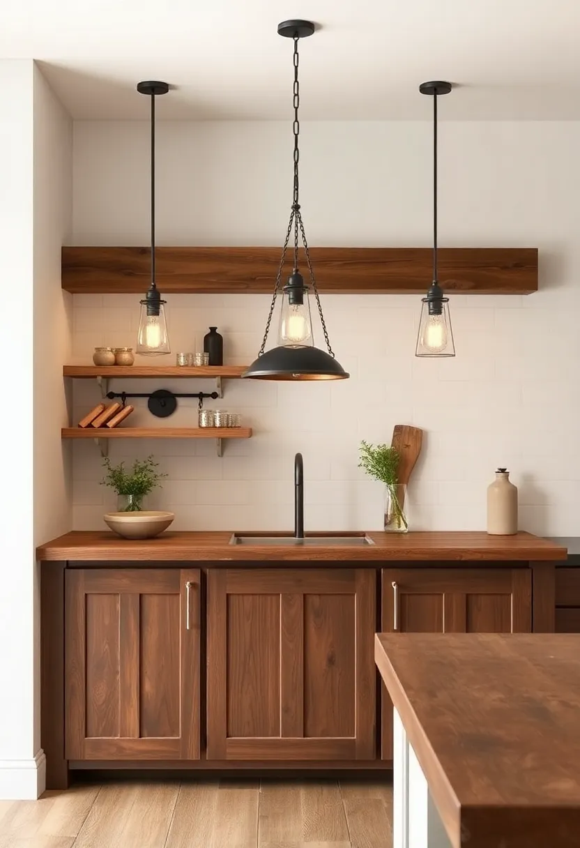 Farmhouse⁢ Flair: Embracing Wood and Metal in ​Light Fixtures