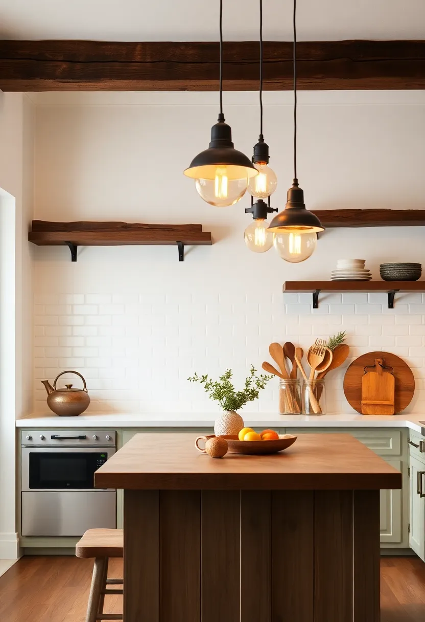 illuminate Your Space with Rustic Charm in the Heart of Your ‍Kitchen