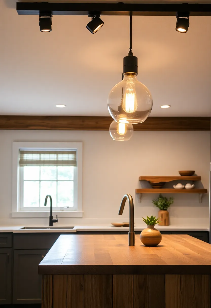 Rustic Track lighting:‍ Functionality Meets Aesthetic Charm