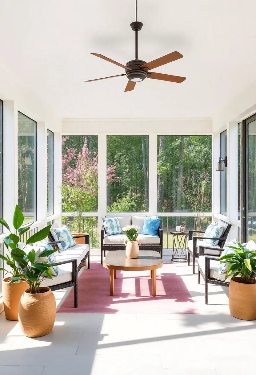 Elegant seating ‍Arrangements That Embrace Nature's Beauty In Your ⁣Screened porch
