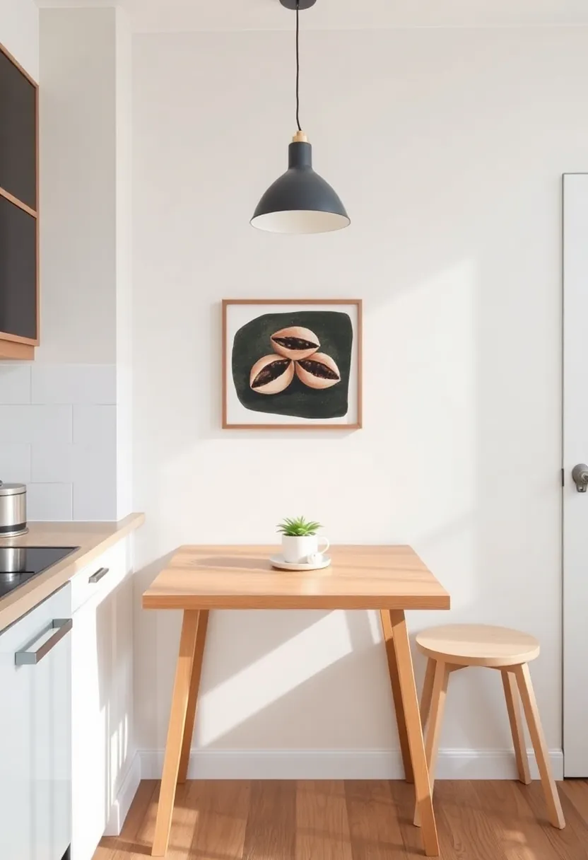 Wall-Mounted Foldable Table: ​Use a foldable wall-mounted table ‍to ⁢save space when not in use, creating ⁢flexibility for⁢ a small kitchen