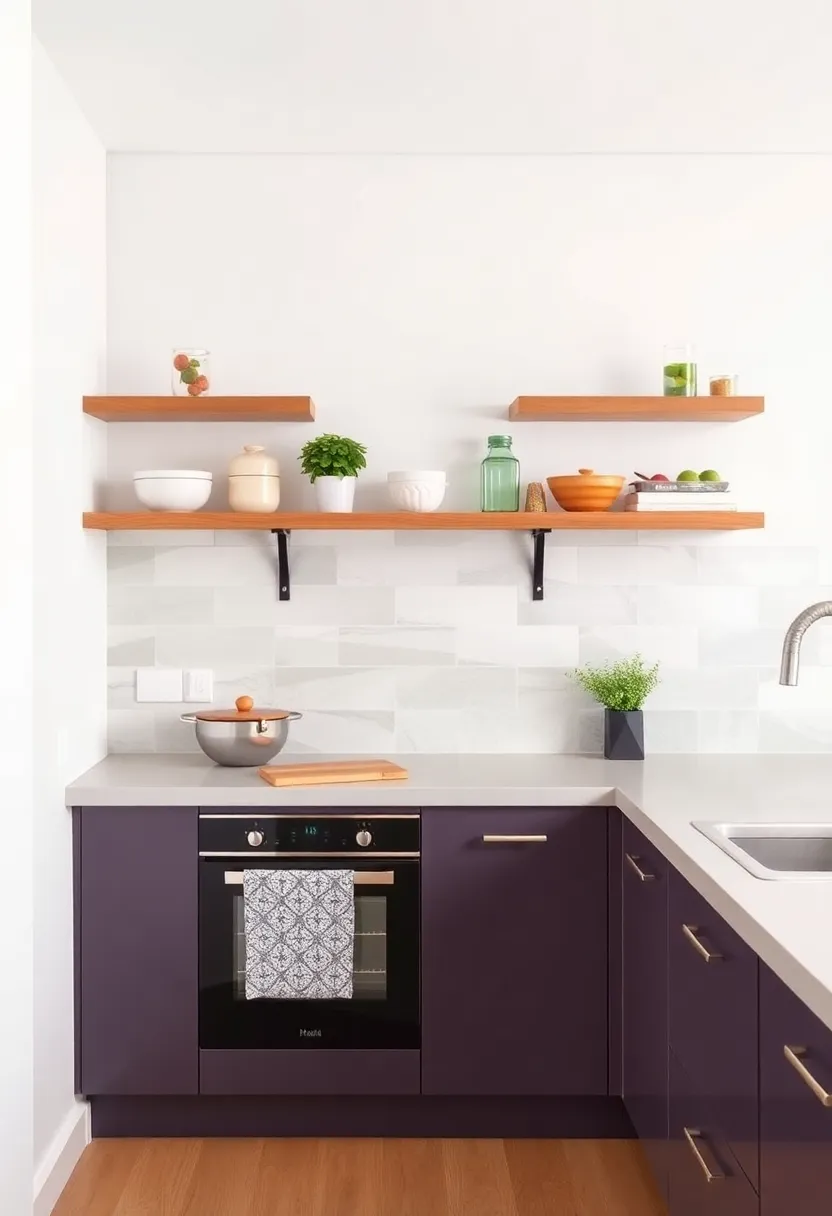 Painted Mural: Bring your kitchen to life with a painted mural that adds depth and character, even in the smallest of spaces