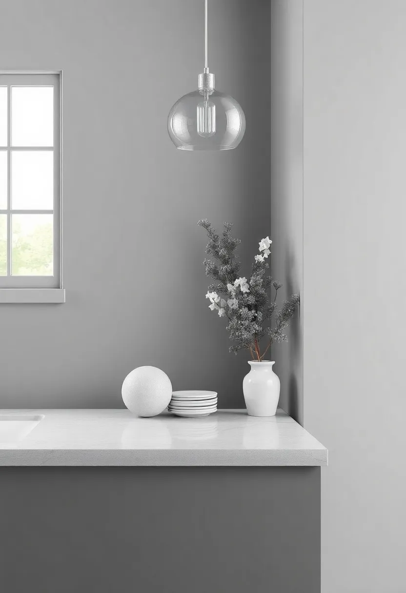 Rustic Meets Modern: Blending gray and Silver in Farmhouse Designs