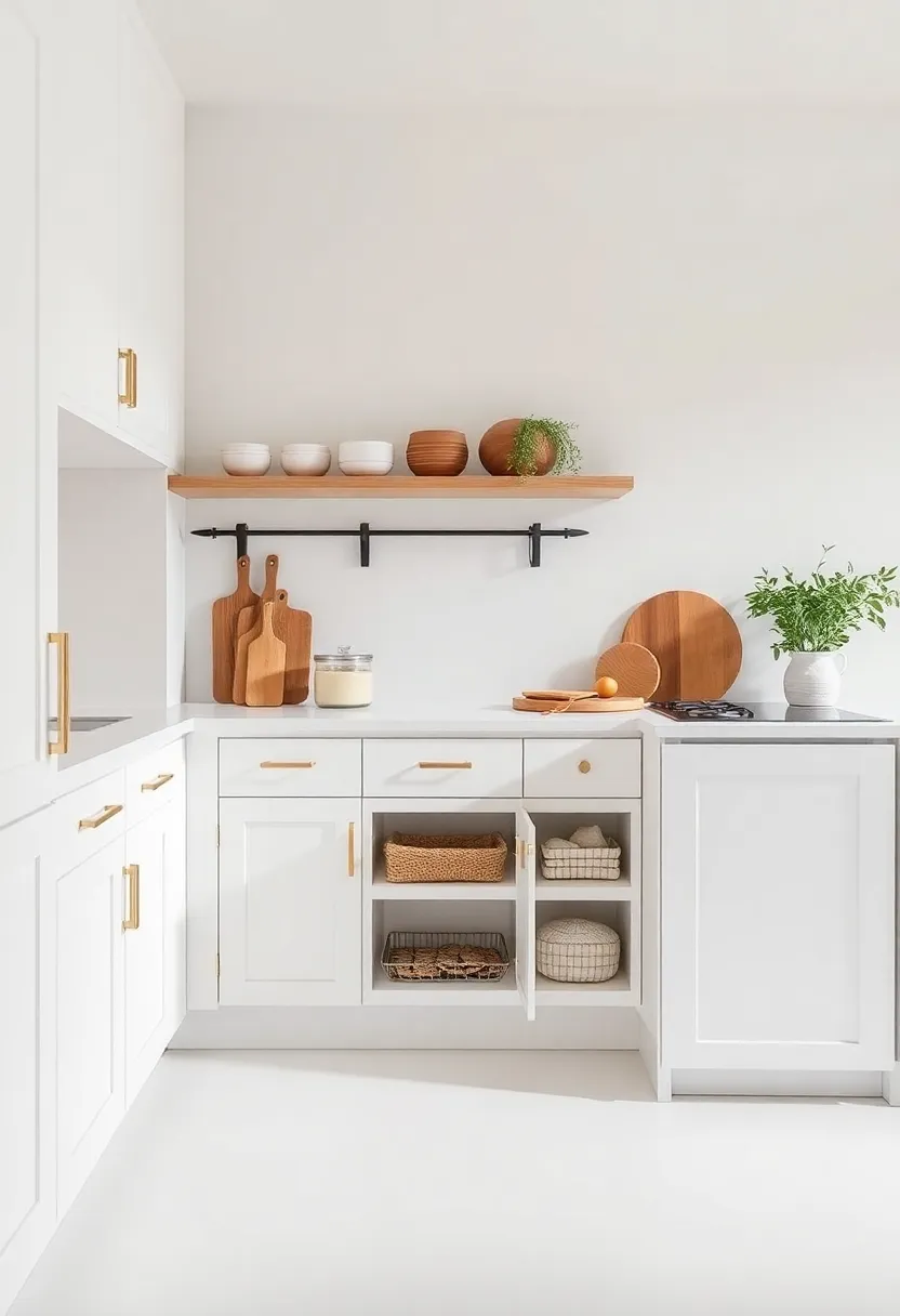 24) Baking Station: Designate a space for baking with open surfaces and storage for essentials, embodying the heart of traditional home cooking