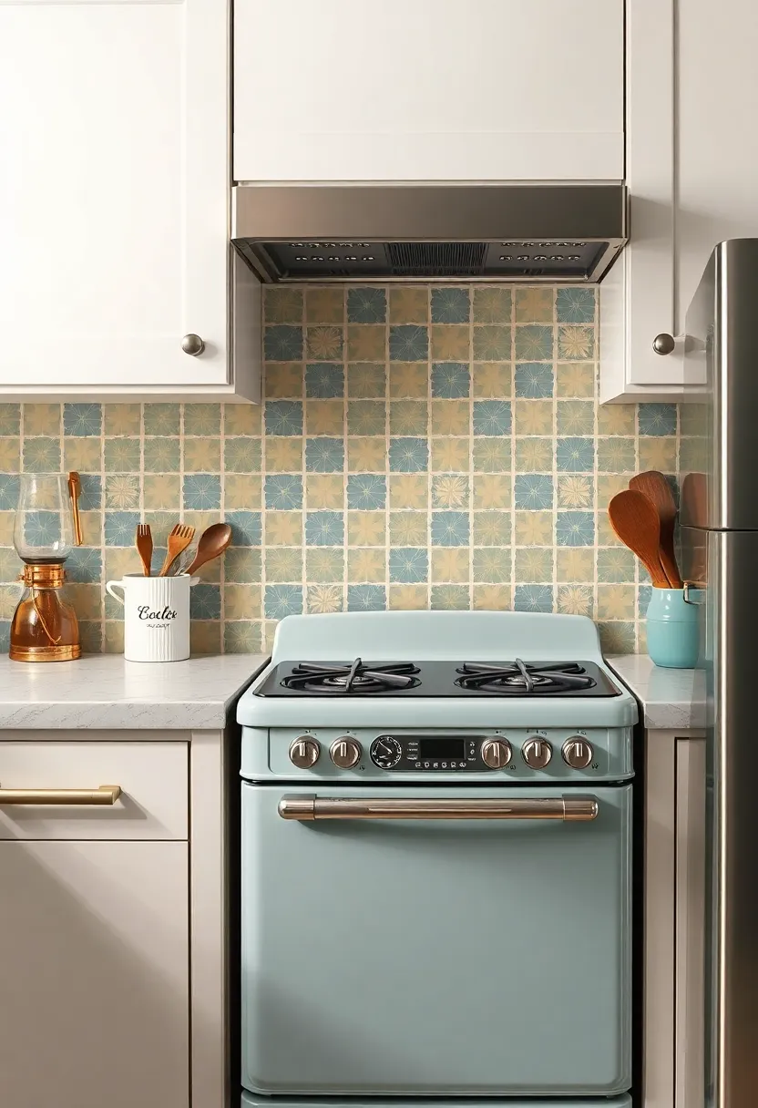 Classic Tile Backsplashes: Admire the intricate patterns of subway tiles or colorful ceramic tiles that can evoke memories of kitchens from decades past
