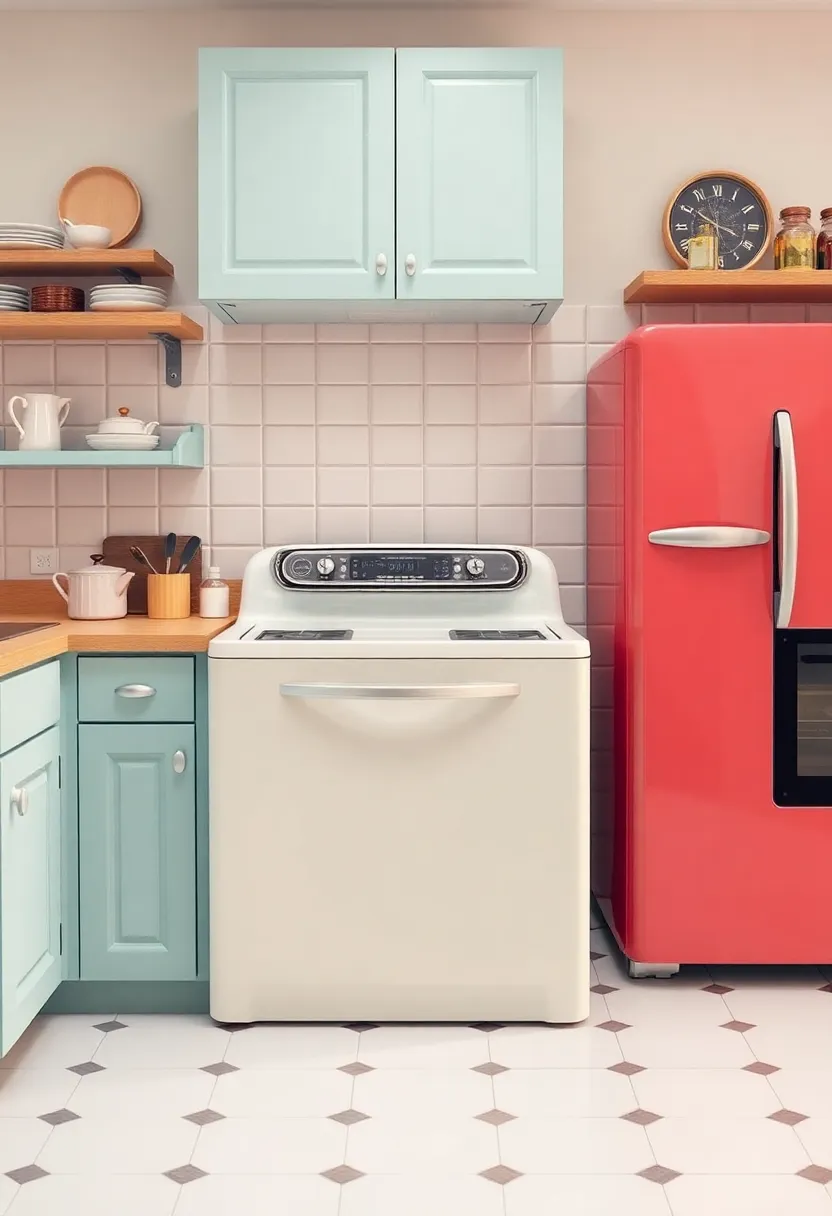 Retro Dishwashers: Discover how vintage-style dishwashers combine aesthetic appeal with modern efficiency,making dish duty a little easier