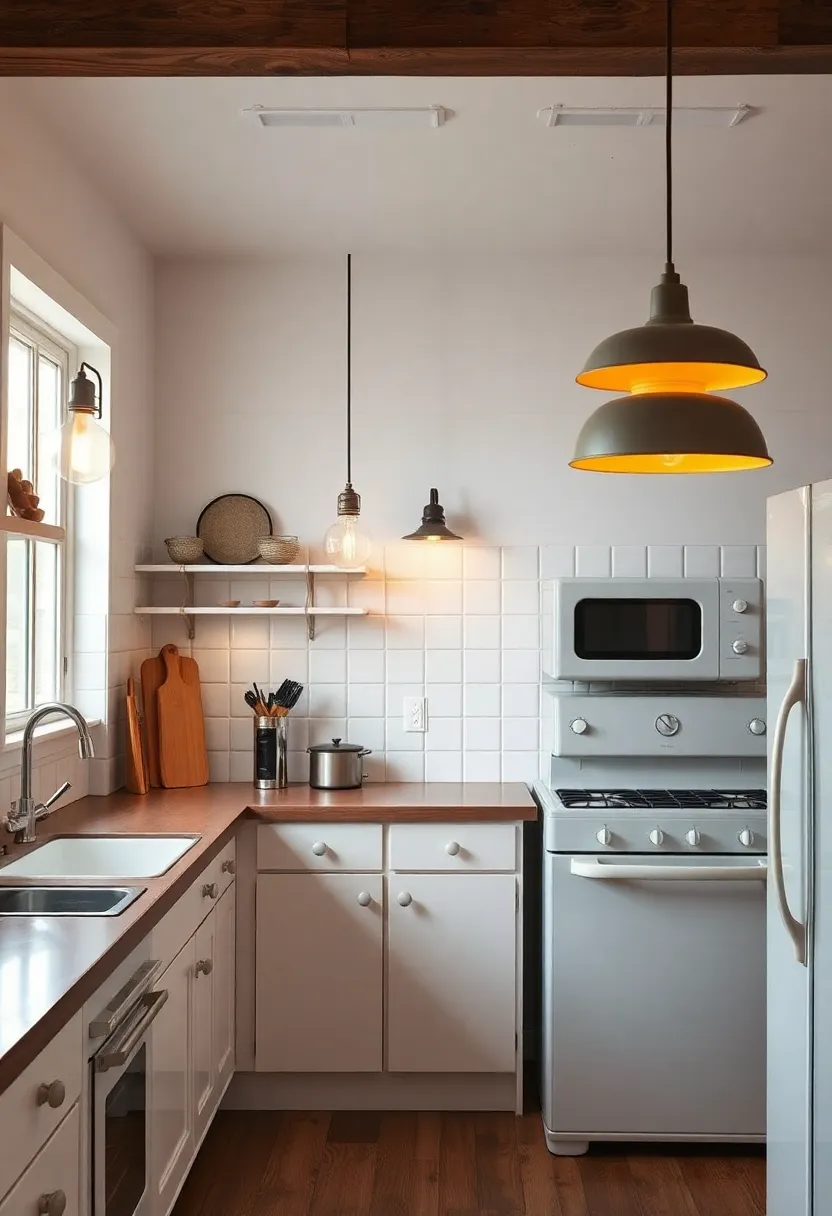 Vintage Light Fixtures: Illuminate your space with pendant lights from yesteryear that add warm, ambient lighting and a touch of history