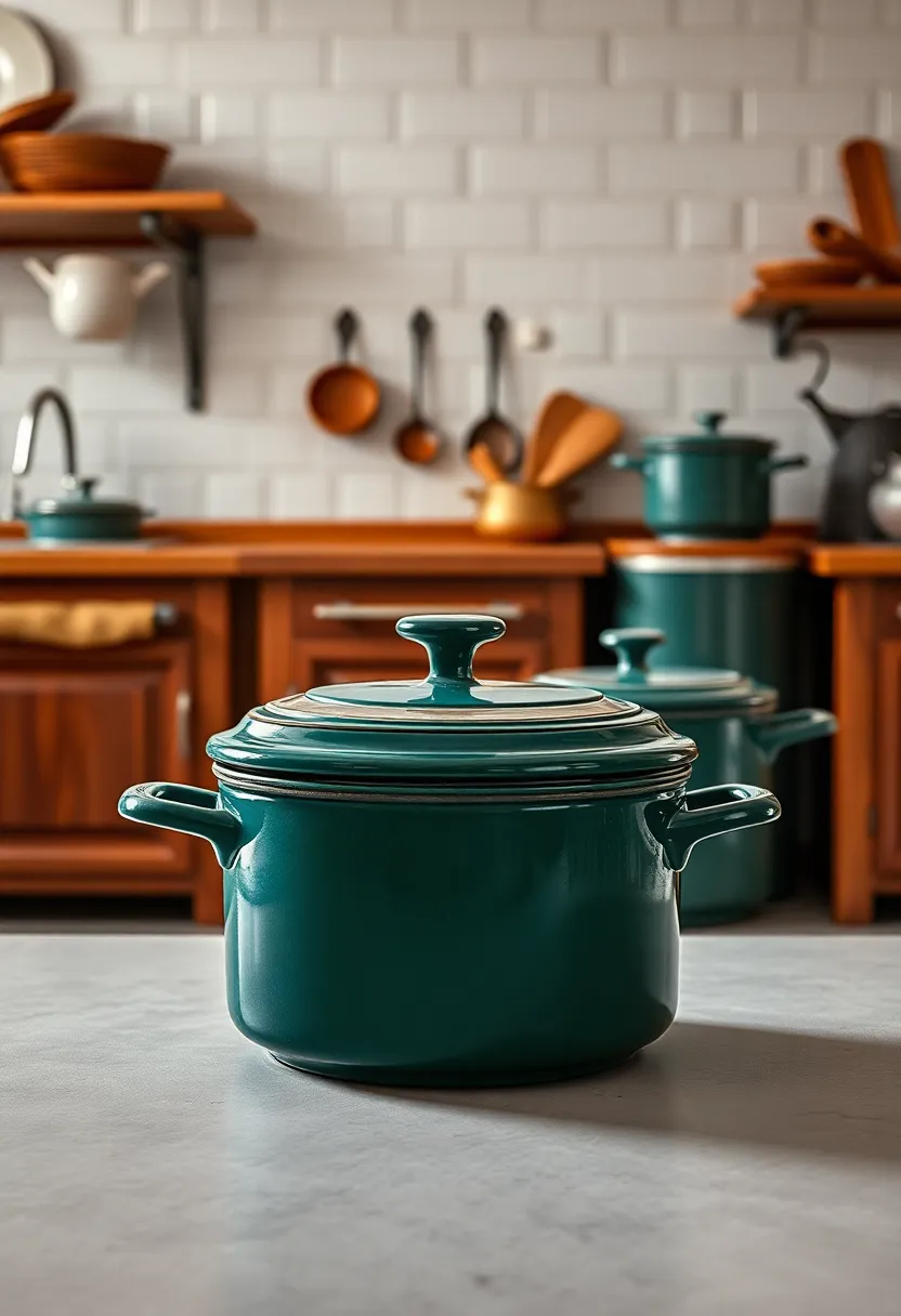 Vintage Cookware: Elevate your cooking experience with timeless enameled cast iron pots that are not only beautiful but also built to last