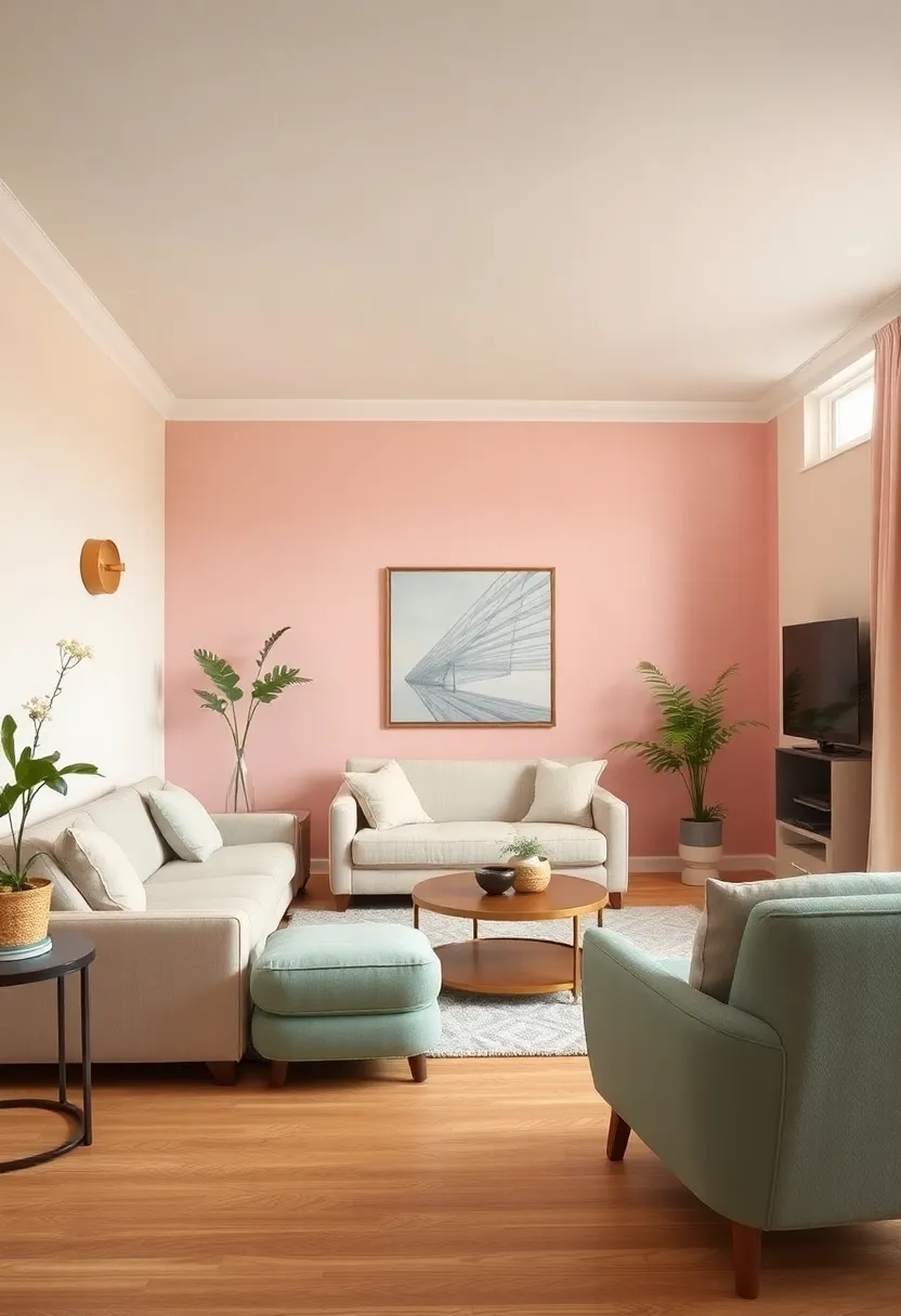 Layering‌ Pastels: Achieving Depth in Your​ Living Room Design