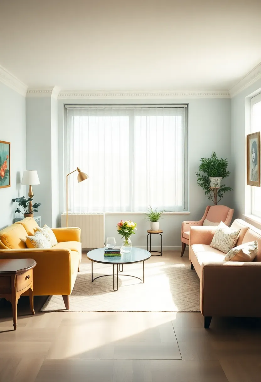 Pastel⁣ Artwork:​ Infusing Color and Personality into‌ the Space