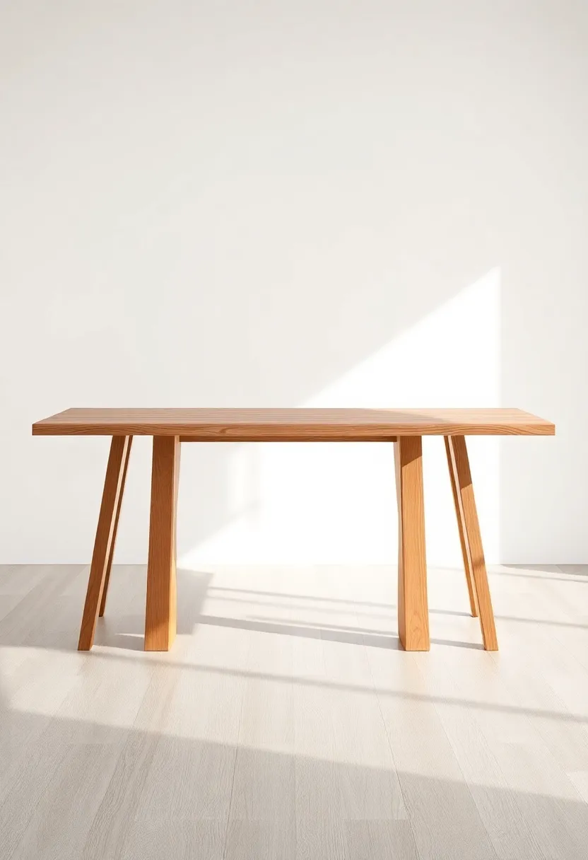 Blend of Tradition and Modernity in Contemporary Wooden Tables