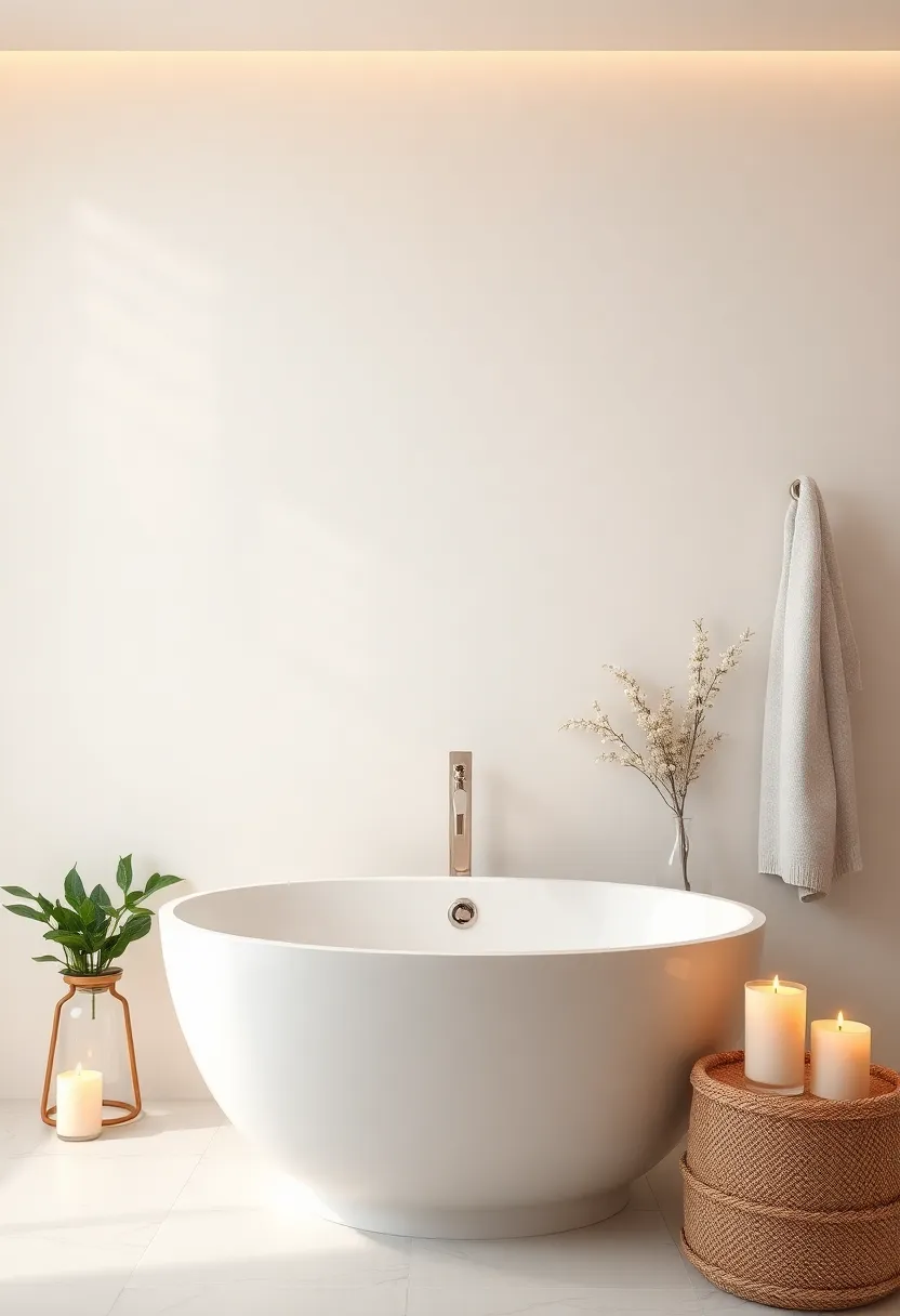 Enhance Your Bathroom with Soothing Lighting and Candles for‍ a Calming Atmosphere