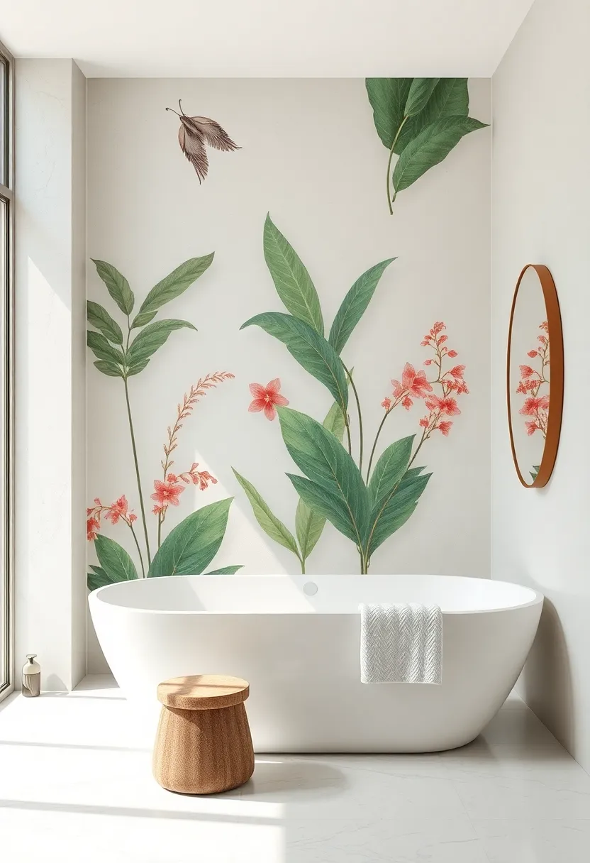 Nature's inspirations: Using ⁣Botanical Prints⁣ to Enhance‍ your Bathroom's⁣ Relaxing Atmosphere