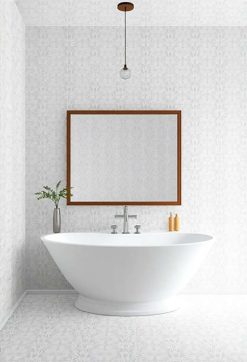 Delicate Lace Patterns: Create a romantic atmosphere with lace-inspired designs that evoke elegance and femininity, perfect for a dreamy retreat