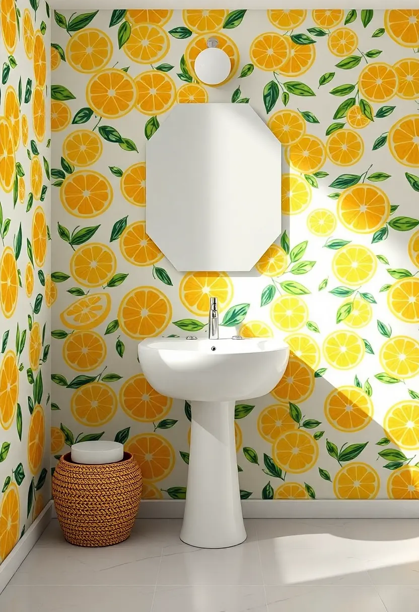 Fresh Citrus Prints: Energize your mood with zesty citrus patterns that bring a vibrant and refreshing touch to your space