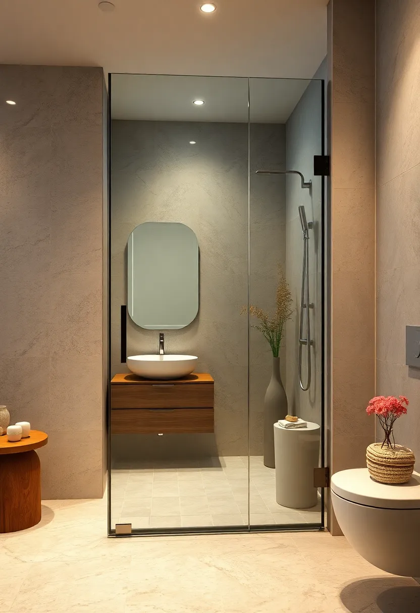 Minimalist Handles And‍ Hinges ​Enhancing The Invisible Elegance Of Frameless Glass Bathroom​ Doors
