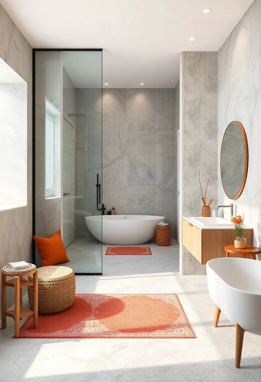 Open Concept Bathroom⁣ Layouts ‌Featuring‌ clean Glass Doors For A⁣ Seamless Flow and Spacious ⁢Feel
