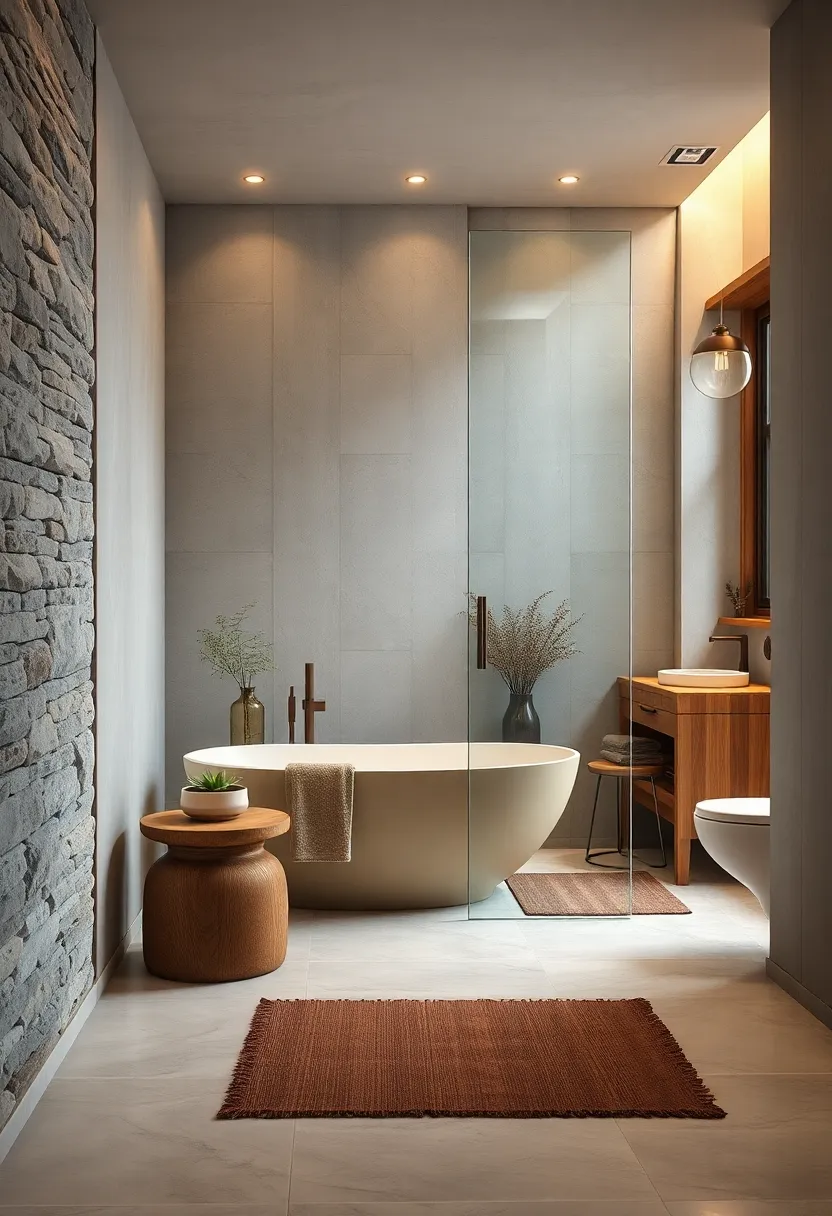 Rustic‍ Elements Combined ‌With Glass Doors Creating A Balanced‍ Contrast Between Modern ⁢And Traditional Styles