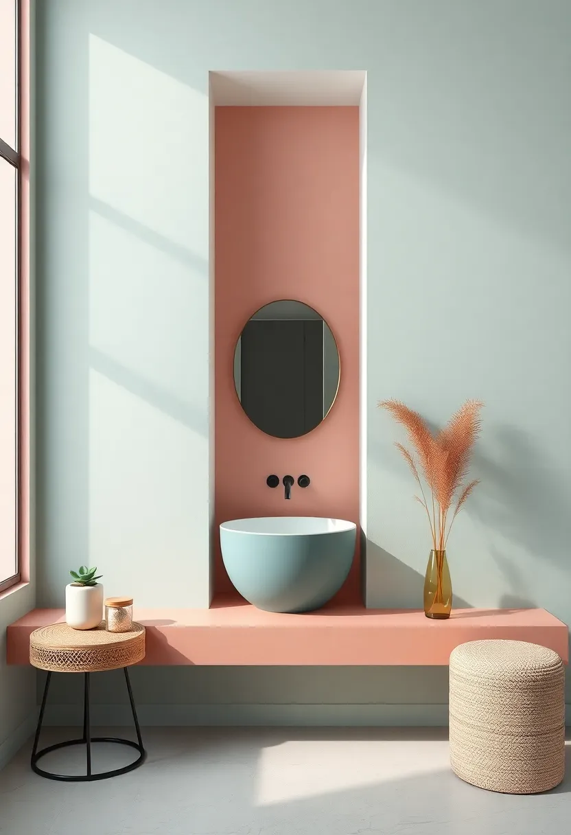 Color Palettes That Transform Bathroom Niches into Artful Spaces