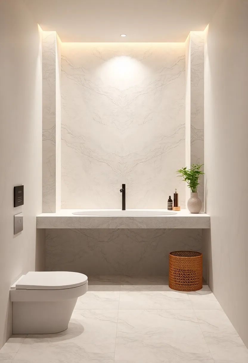 Textures​ and Materials⁢ that Elevate Your ⁢Bathroom Niche Experience